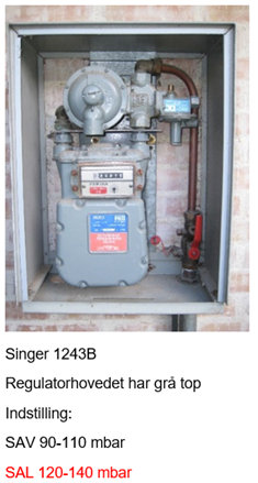 Singer 1243 B regulator med grå top