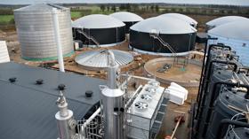Oversigtsbillede over biogasanlægget i Vinkel
